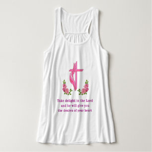 Ik ben blij met de Heer Tanktop