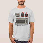 Ik ben blij met mijn C64! 8-bits T-Shirt Commodore (Voorkant)