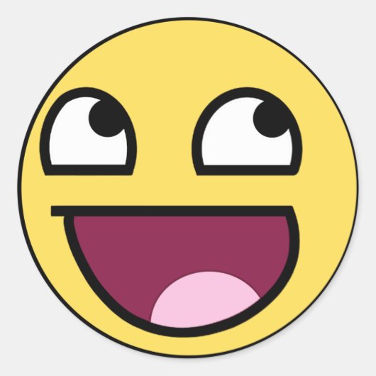 Ik ben blij plz sticker (Voorkant)