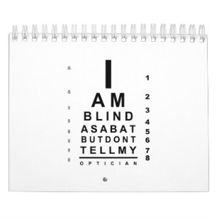 Ik ben blind als een vleermuis kalender
