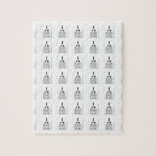 Ik ben blind als een vleermuis legpuzzel