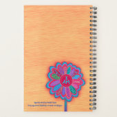 IK BEN bloemig Inspirerend kleurrijke meisjesplann Planner (Achterkant)