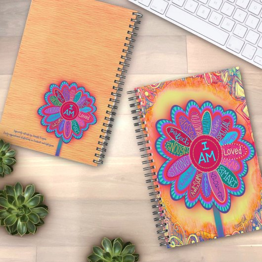 IK BEN bloemig Inspirerend kleurrijke meisjesplann Planner