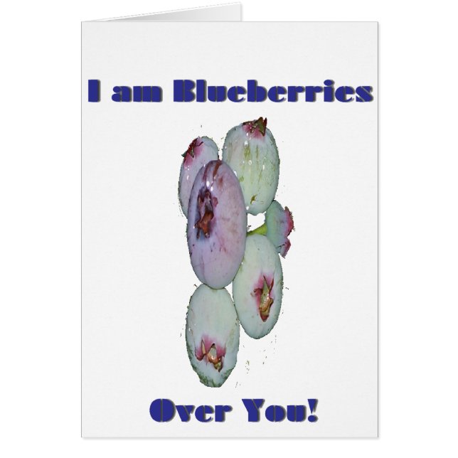 Ik ben Blueberries over jou2 (Voorkant)