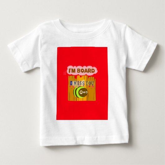 Ik ben board, ik mis je bij Art Print/Graphic (Voorkant)