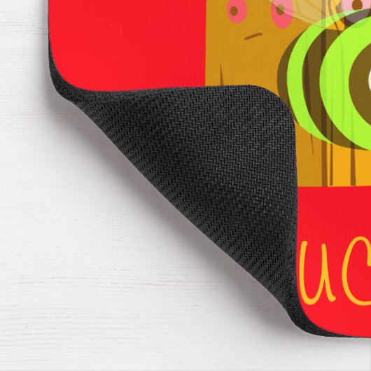 Ik ben board, ik mis je bij Art Print/Graphic Muismat (Hoek)