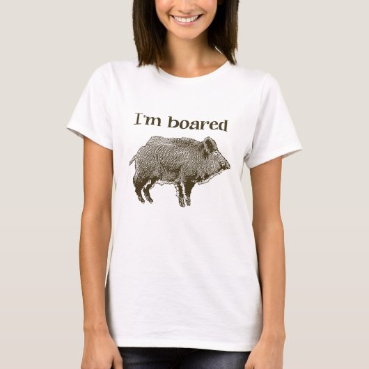 Ik ben Boared T-shirt (Voorkant)
