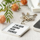 Ik ben Bob Dings Sleutelhangers, ik ben Bob Doing Sleutelhanger (Zijkant)