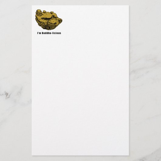 Ik ben boeddha-lief briefpapier (Voorkant)