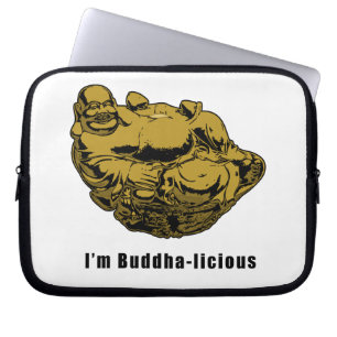 Ik ben boeddha-lief laptop sleeve