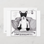 Ik ben Boeddha-vol Briefkaart (Voorkant / Achterkant)