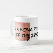 Ik ben bonafide lid van de Zipper Club Koffiemok (Voorkant links)