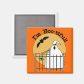 Ik ben Boo-armige Halloween T-shirts en Gifts Magneet (Voorkant / Achterkant)