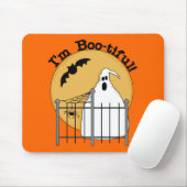 Ik ben Boo-armige Halloween T-shirts en Gifts Muismat (Met muis)