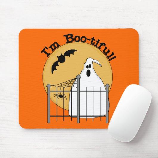 Ik ben Boo-armige Halloween T-shirts en Gifts Muismat (Met muis)