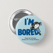 IK BEN BORED-cirkelknop Ronde Button 5,7 Cm (Voorkant /achterkant)