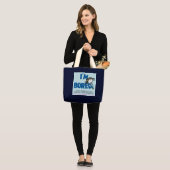 IK BEN BORED Jumbo Tas (Voorkant (model))