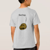IK BEN BORED Kinderen T-shirt, met een tint. T-shirt (Achterkant)