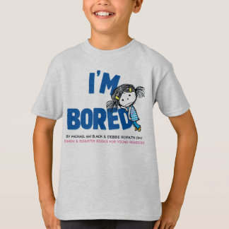 IK BEN BORED Kinderen T-shirt, met een tint. T-shirt