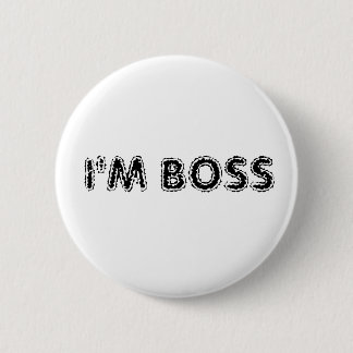 IK BEN BOSS RONDE BUTTON 5,7 CM