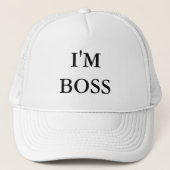 IK BEN BOSS TRUCKER PET (Voorkant)