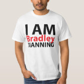 Ik ben Bradley Manning T-shirt (Voorkant)