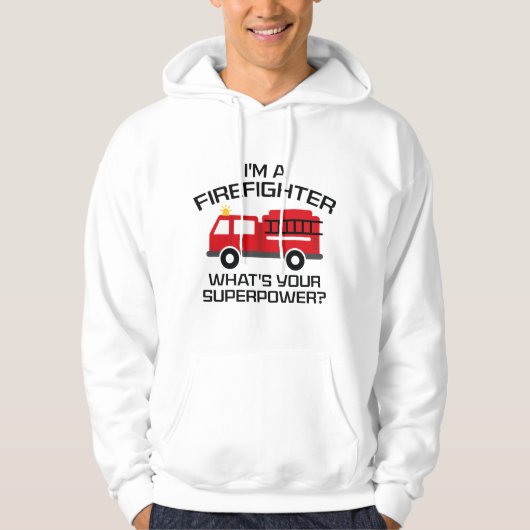 Ik ben brandweerman hoodie (Voorkant)