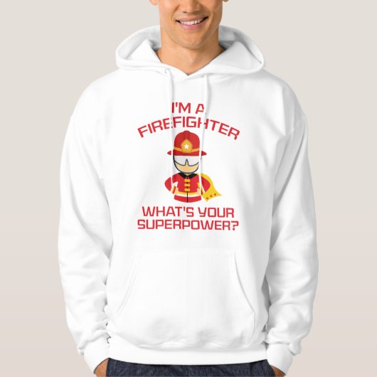 Ik ben brandweerman hoodie (Voorkant)