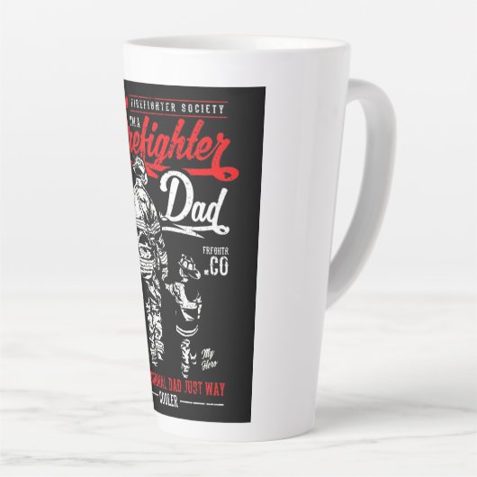 Ik ben brandweervader latte mok (Rechterhoek)