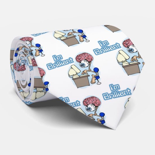 Ik ben briljant Stropdas (Opgerold)