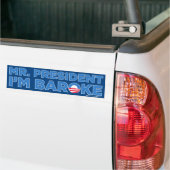 Ik ben Broke Bumpersticker (Op Truck)