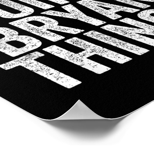 Ik ben Bryan aan het doen Bryan Things Funny Gezeg Poster (Hoek)