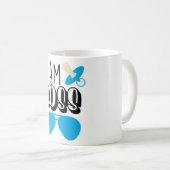 Ik ben Bss Funny Baby Print Koffiemok (Voorkant rechts)