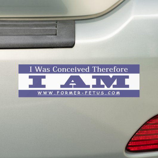 Ik ben Bumper Bumpersticker (Op auto)