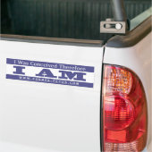 Ik ben Bumper Bumpersticker (Op Truck)