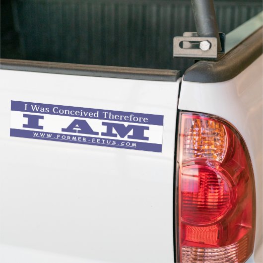 Ik ben Bumper Bumpersticker (Op Truck)