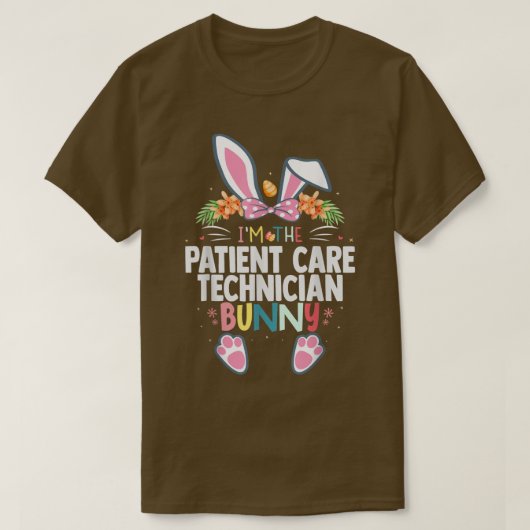 Ik ben Bunny Paasdag R T-shirt (Design voorkant)