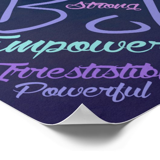 Ik ben Buurwerken Word Cloud Art Poster (Hoek)