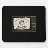 Ik ben Caesar op een tv-scherm - het laatste etent Muismat (Voorkant)