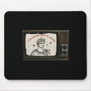 Ik ben Caesar op een tv-scherm - het laatste etent Muismat