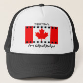 Ik ben Canadees Baseball Pet. Trucker Pet (Voorkant)