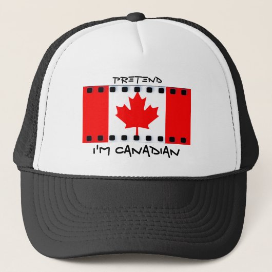 Ik ben Canadees Baseball Pet. Trucker Pet (Voorkant)