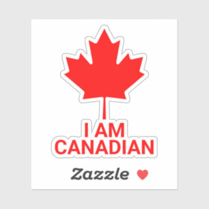 Ik ben Canadees ,canada, Canadees, trots, natie, n Sticker