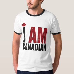 Ik ben Canadees - Patriottische verklaring en esdo T-shirt
