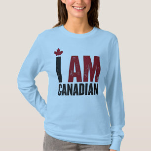 Ik ben Canadees - Patriottische verklaring en esdo T-shirt