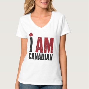 Ik ben Canadees - Patriottische verklaring en esdo T-shirt