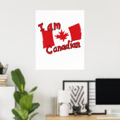 Ik ben Canadees Poster (Thuiskantoor)