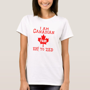 Ik ben Canadees van Eh! tot Zed - T-shirt