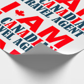 Ik ben Canadese reisagent Cadeaupapier