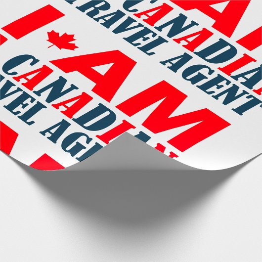 Ik ben Canadese reisagent Cadeaupapier